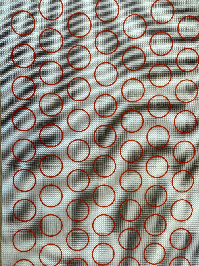 Macaron Mat/ baking sheet, Circle 3.8cm