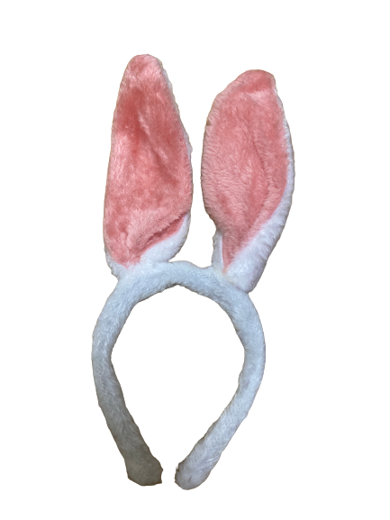Bunny ears alice band Pink