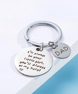 Keyring Dad I will always be your little girl