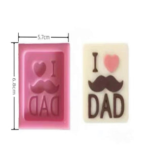 Silicone Mould I Love Dad