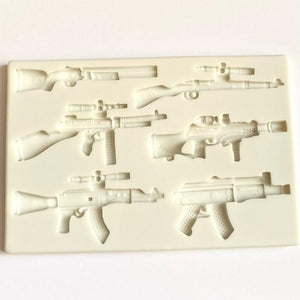 Silicone Mould Army Guns