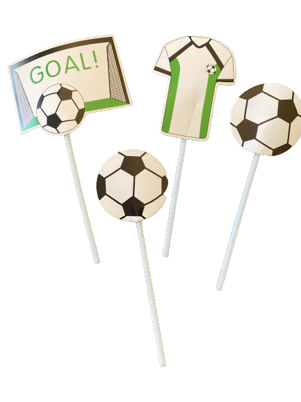 Soccer cardboard topper
