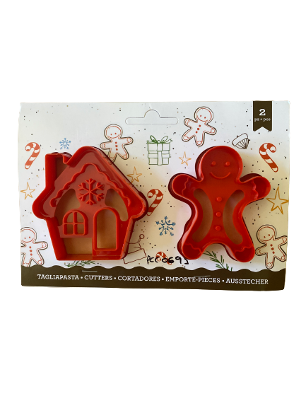 Christmas House and Ginger bread man Cookie Cutter