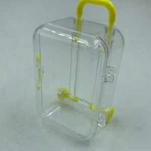 Plastic Suitcase Sweet Container Yellow