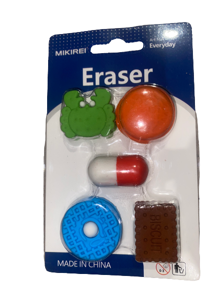 Erasers Set Biscuits