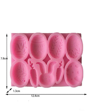 Silicone Mould Easter Egg and Bunny