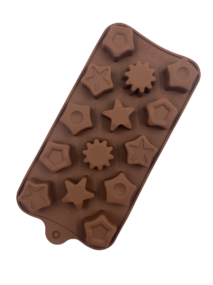 Nr103 Silicone Mould Chocolate Stars