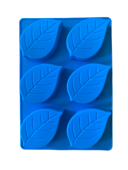 Silicone mould chocolate leaves, 10x6.5cm depth 2cm