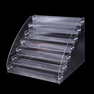 Plastic shelf for cutex or colourants