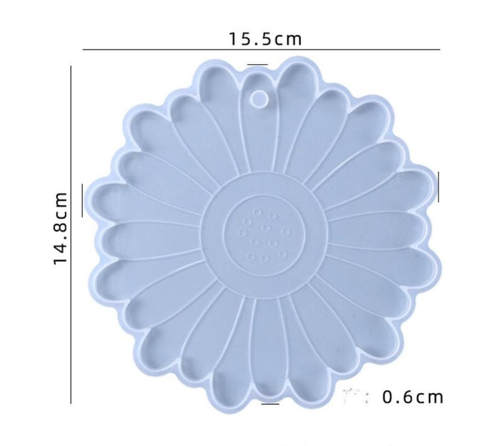 Soft resin silicone mould, medium pot stand