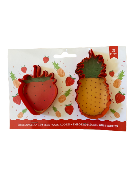 Strawberry and Pineapple Cookie Cutter
