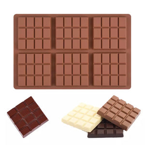 Silicone mould chocolate slab