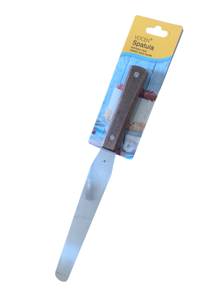 Vocen Brown Handle Spatula, "8 Inch