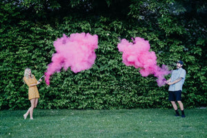 Gender Reveal Colour Run Smoke Canon  Pink
