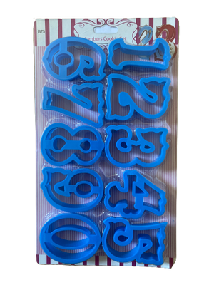 B75 Number Plastic Cookie Cutter