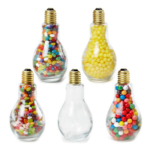 Plastic light bulb container 11cm