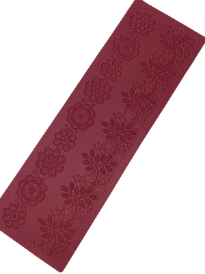 Silicone Mould Flower Lace Border
