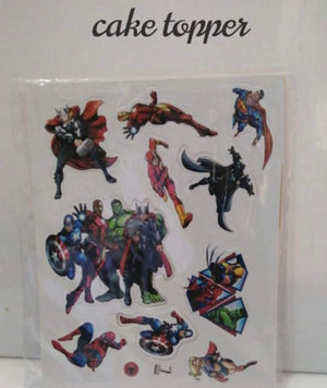 Cardboard Cake Topper Superhero