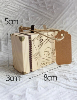 Cardboard Candy Box Suitcase 10pc