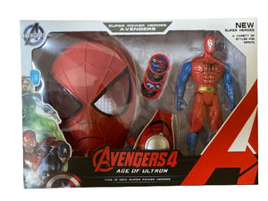 Spiderman figure and mask 22cm, Mask 20cm