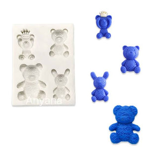 Silicone Mould Teddy