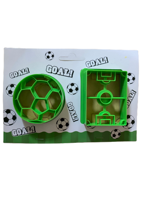Plastic cookie soccer and field