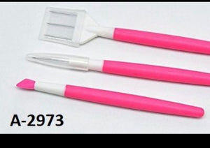 Royal Icing decorating scribe Tool and silicone brush set