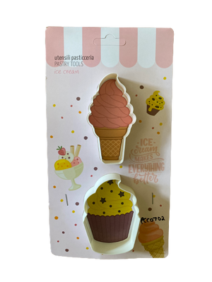 Ice cream and cupcake pastry cutter