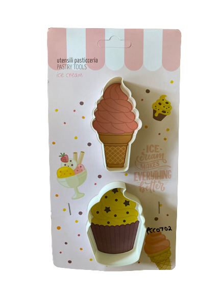 Ice cream and cupcake pastry cutter