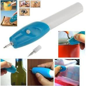 Battery operated engraver pen