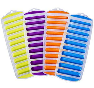Water bottle ice stick tray