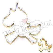 Treat Boutique Metal cookie cutter Unicorn jumping