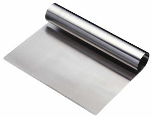 Stainless steel cutter and scraper 20cm with Measurements