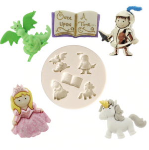 Fairy tale, Knight and Princess silicone mould