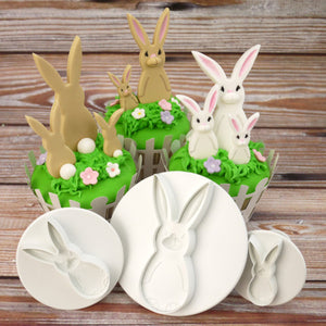 Large Bunny Rabbit Easter Plunger cutter