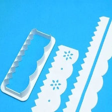 Plastic fondant lace cutter, D