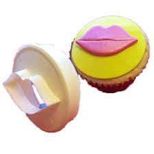 Fmm Lips/Circle Cup Cake Cookie Cutter
