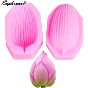 Lotus Flower Petal silicone mould, 5.4x2.7cm