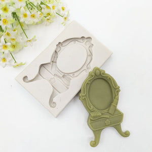 Mirror Dressing table silicone mould, 5.5x10.3cm