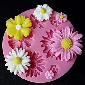 Silicone Mould Daisy Variety