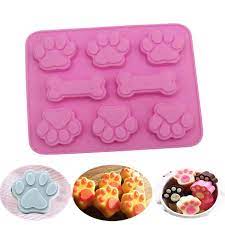 Silicone mould Paw and dog bone