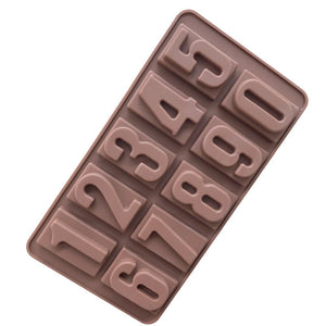Silicone Mould Chocolate Soap Numbers nr77