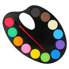 Artist Watercolour Paint Palette