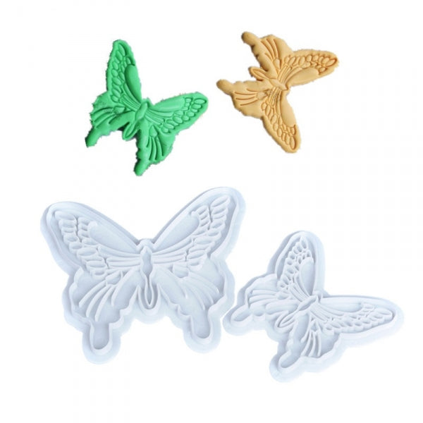 Lace Butterfly Embosser cutter, 8.5x8cm and 5.5x6cm