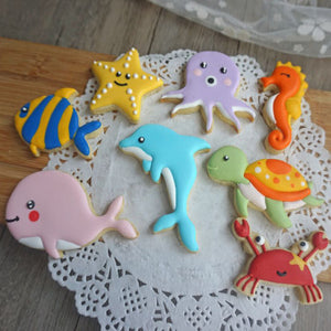 Under the sea plastic cookie cutters