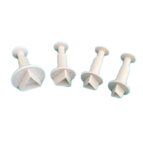 Tiny Triangle Fondant Plunger Cutter 4pc
