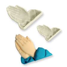 Shape Pop It Mould Plastic Praying Hands Set