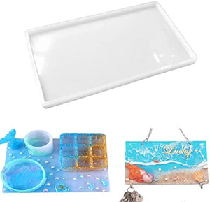 Rectangle Coaster Tray soft silicone mould