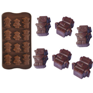 Nr54, Silicone mould chocolate truffle, Robot