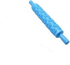 Rose embossed Fondant rolling pin, 25cm without handles